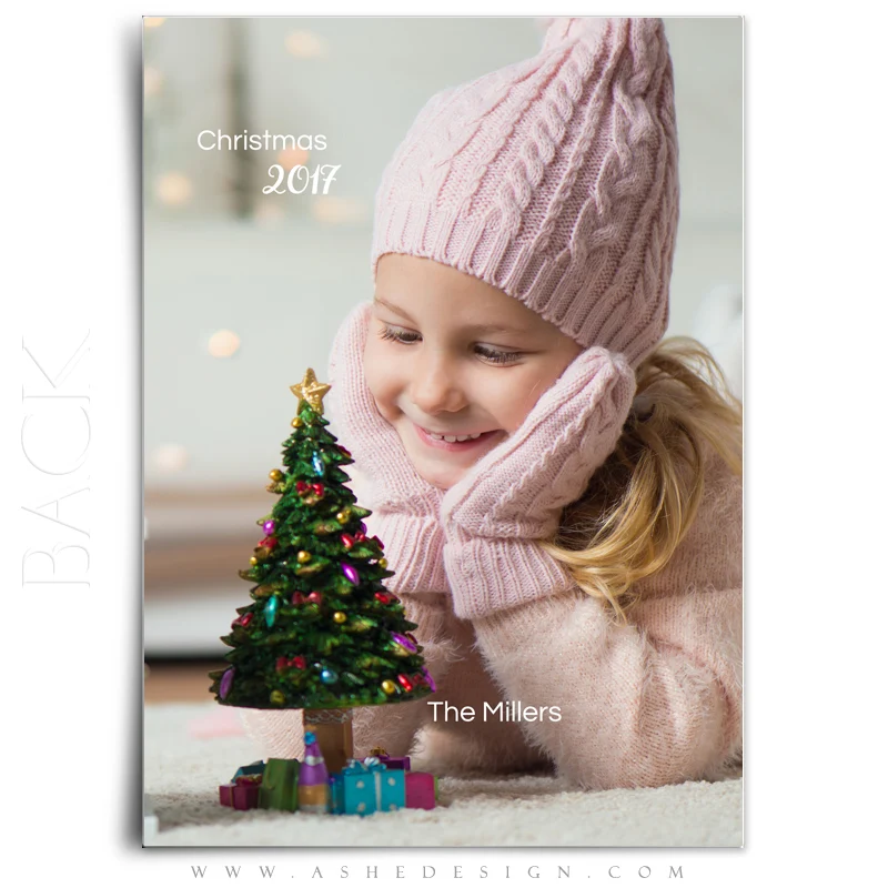 5x7 Flat Christmas Card  - Warm Mittens - Image 3