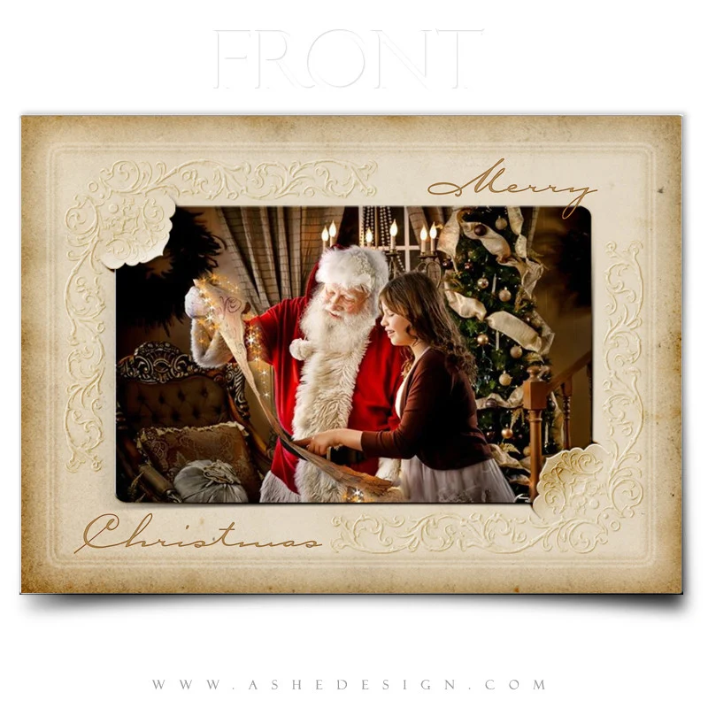5x7 Flat Christmas Card  - Yesteryear - Image 2