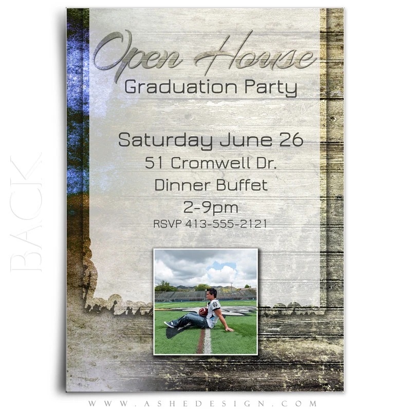 5x7 Flat Graduation Card - Devin Patrick - Image 3