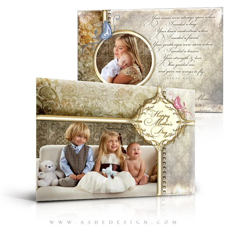 5x7 Flat Mother's Day Card  - Wings To Fly
