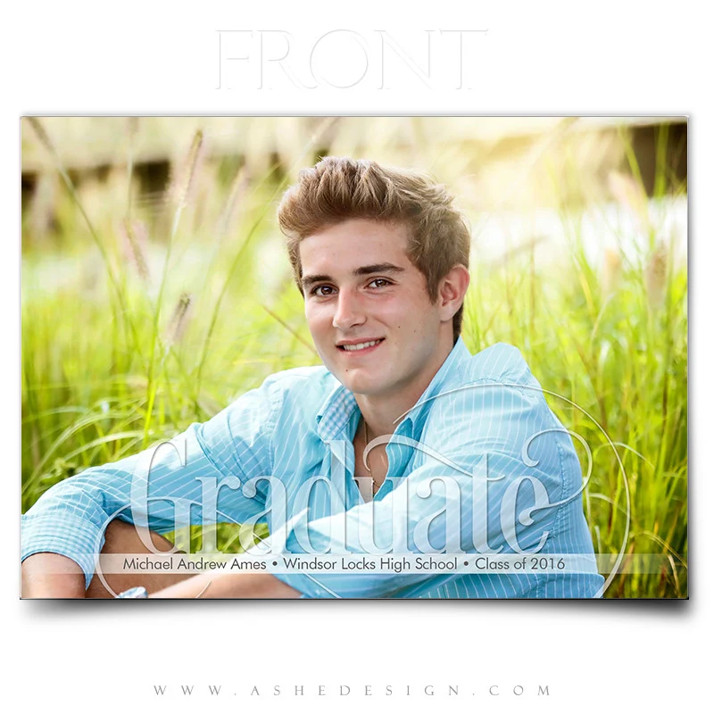 5x7 Flat Card Set - Graduation Expressions - Ornate - Image 2