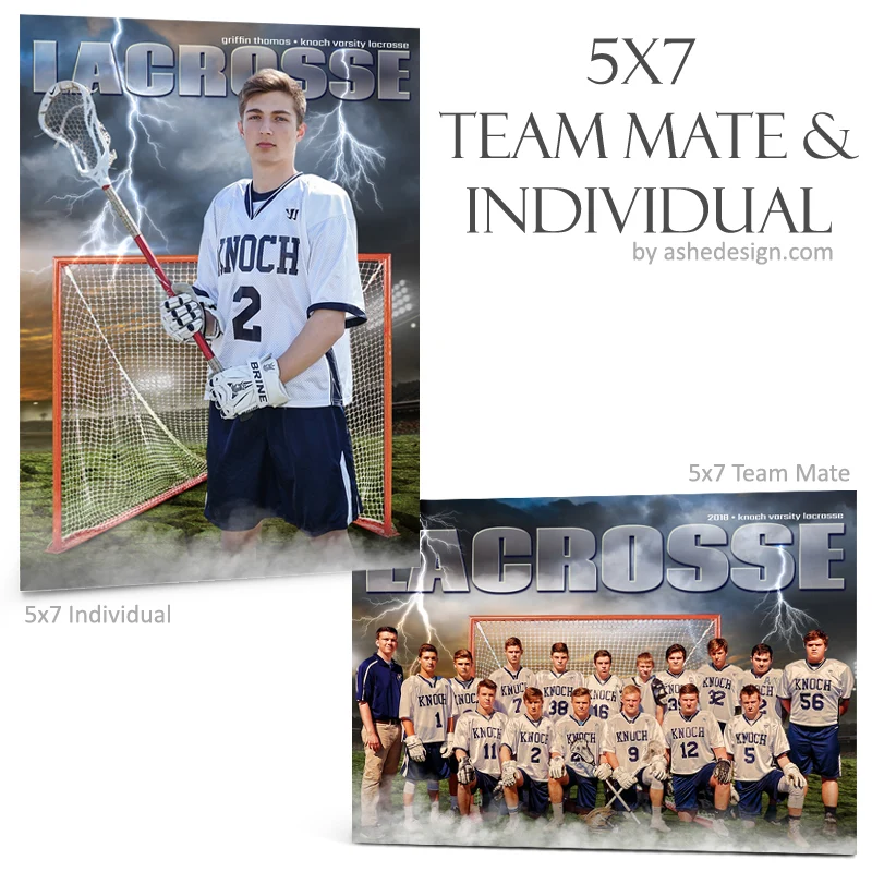 5x7 Team Mate & Individual - Breaking Ground Lacrosse