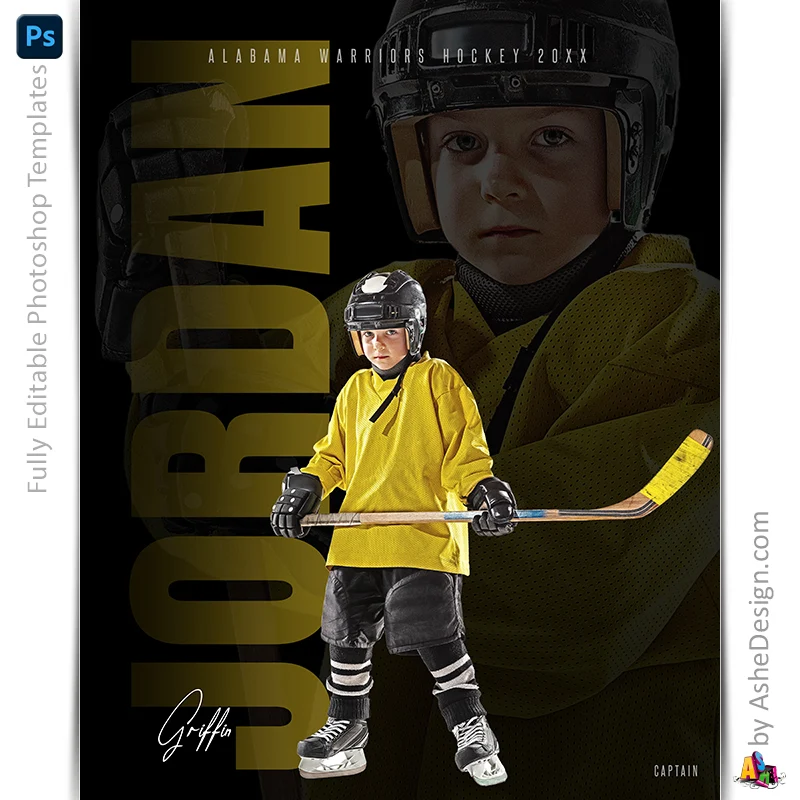 Amped Effects - Double Exposure Multi-Sport Poster Template For Photoshop - Image 4