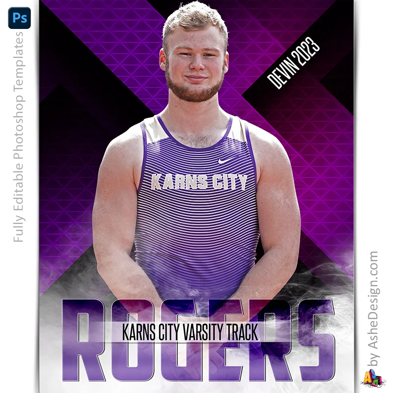 Amped Effects - Extreme Athlete Multi-Sport Poster Template For Photoshop - Image 10