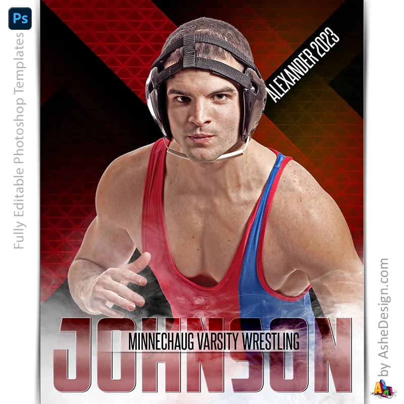 Amped Effects - Extreme Athlete Multi-Sport Poster Template For Photoshop - Image 4