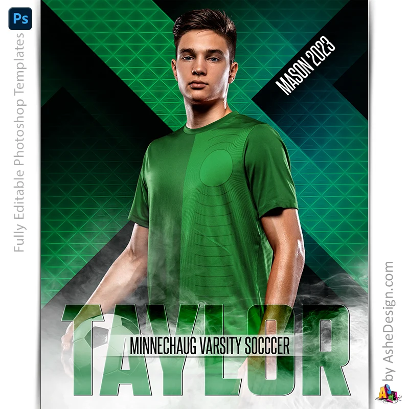 Amped Effects - Extreme Athlete Multi-Sport Poster Template For Photoshop - Image 8