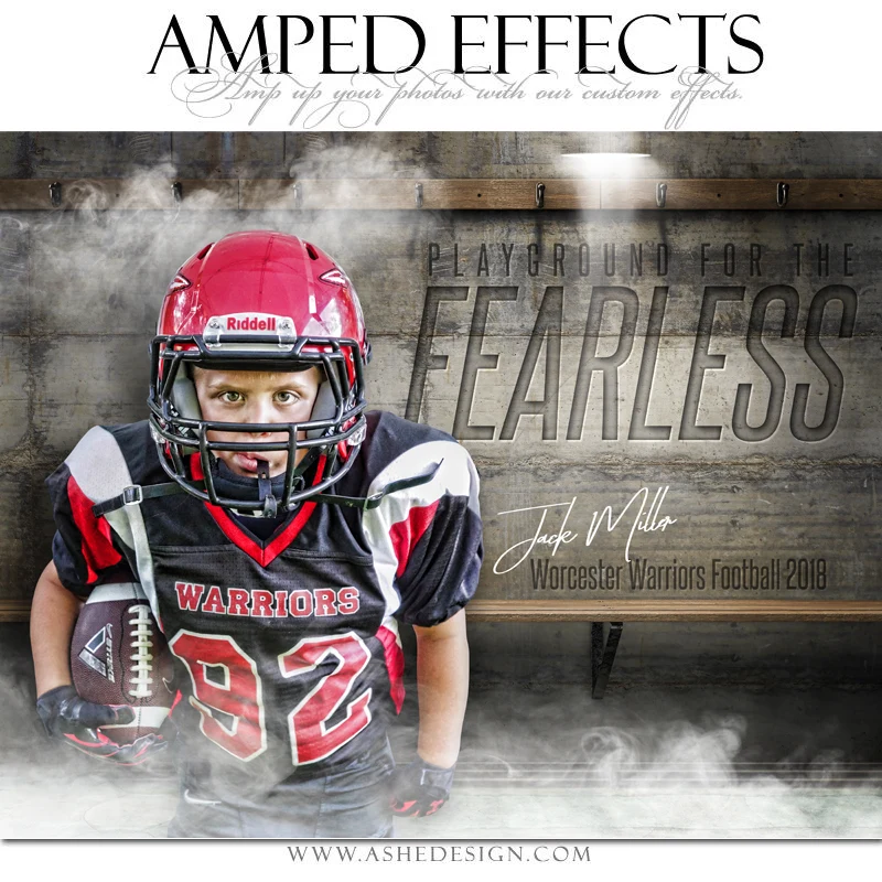 Amped Effects - Fearless Multi-Sport Poster Template For Photoshop