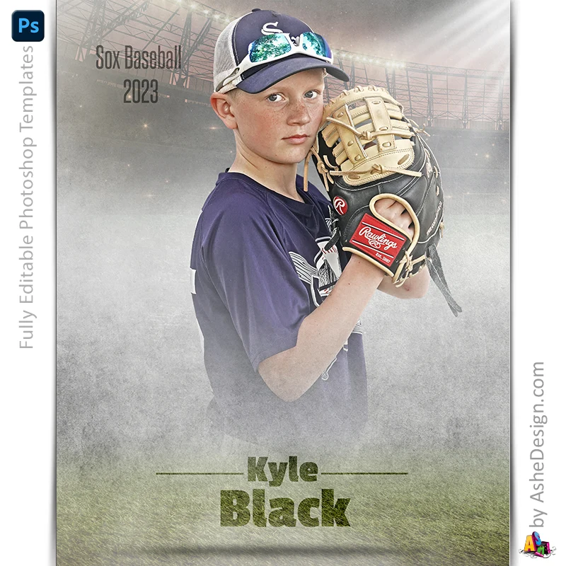Amped Effects - The Champions Multi-Sport Poster Template For Photoshop