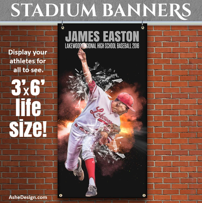 Amped Sports Banner 3'x6' - Explode On The Scene