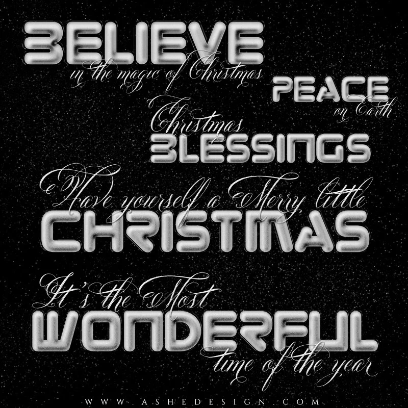 Amped Up Word Art Set - Diamond Dust Greetings