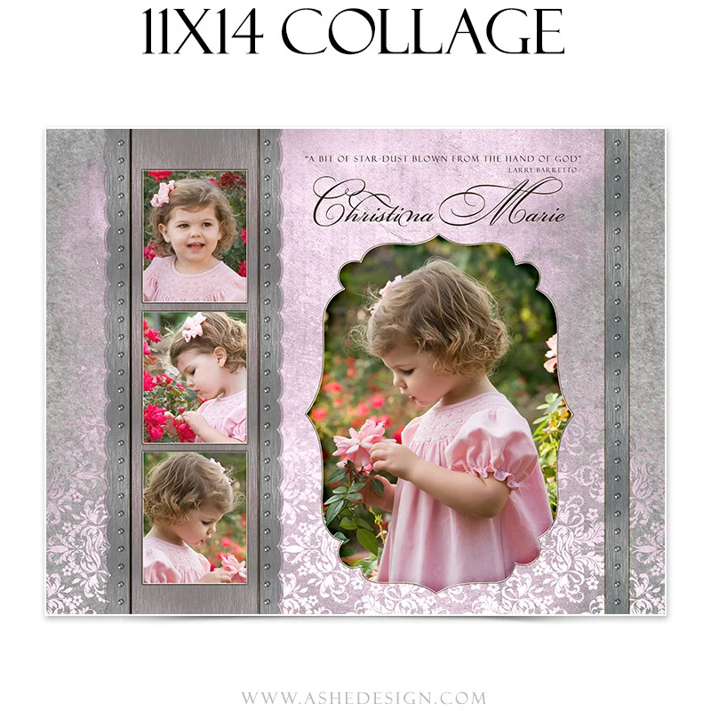 Baby Girl Collage (11x14) - Christina