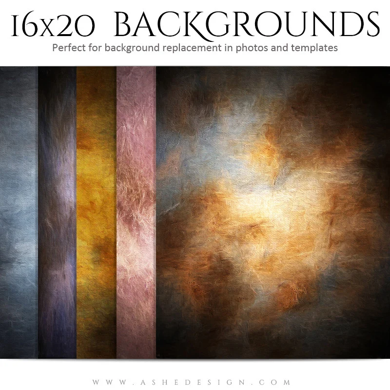 Background Set 16x20 - Impressionistic Canvas