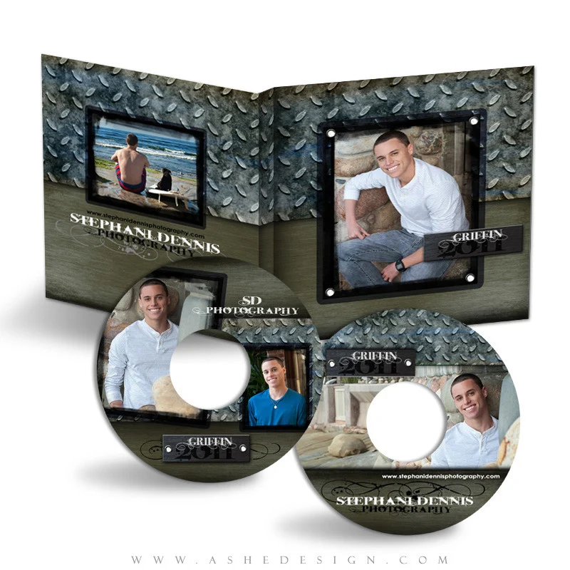 CD/DVD Label & Case Design Set - Urban Blade