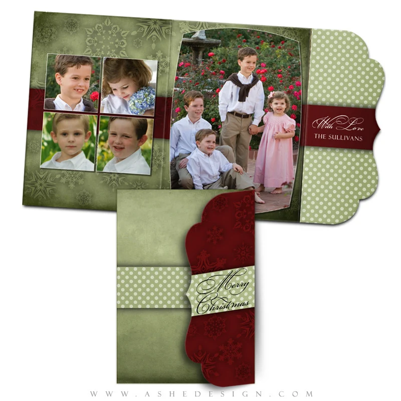 Christmas Card Template Folded Luxe - Dear Santa - Image 2