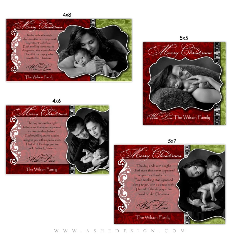 Christmas Photo Card Set - Joy
