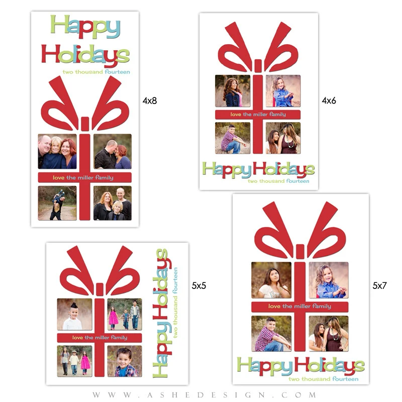 Christmas Photo Card Set - The Gift