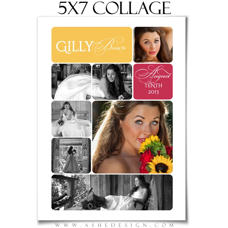 Collage Design (5x7) - Rounded Corners