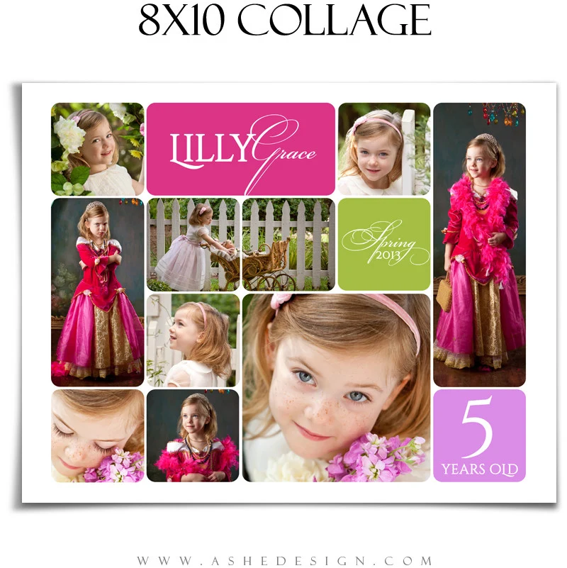 Collage Design (8x10) - Rounded Corners