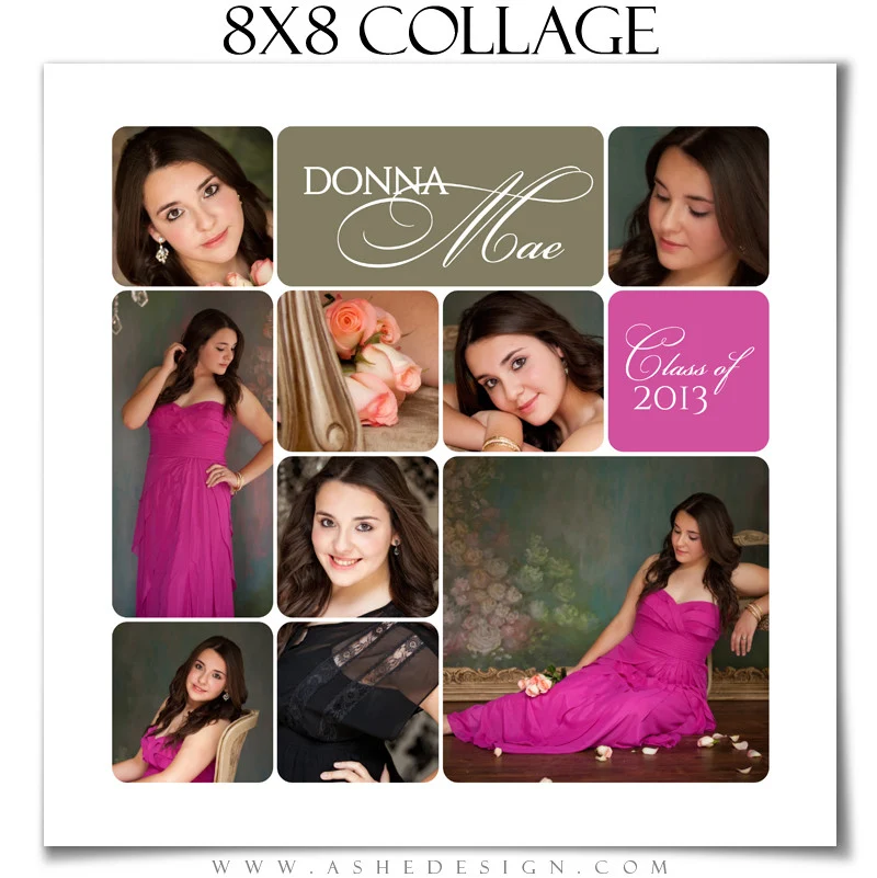 Collage Design (8x8) - Rounded Corners