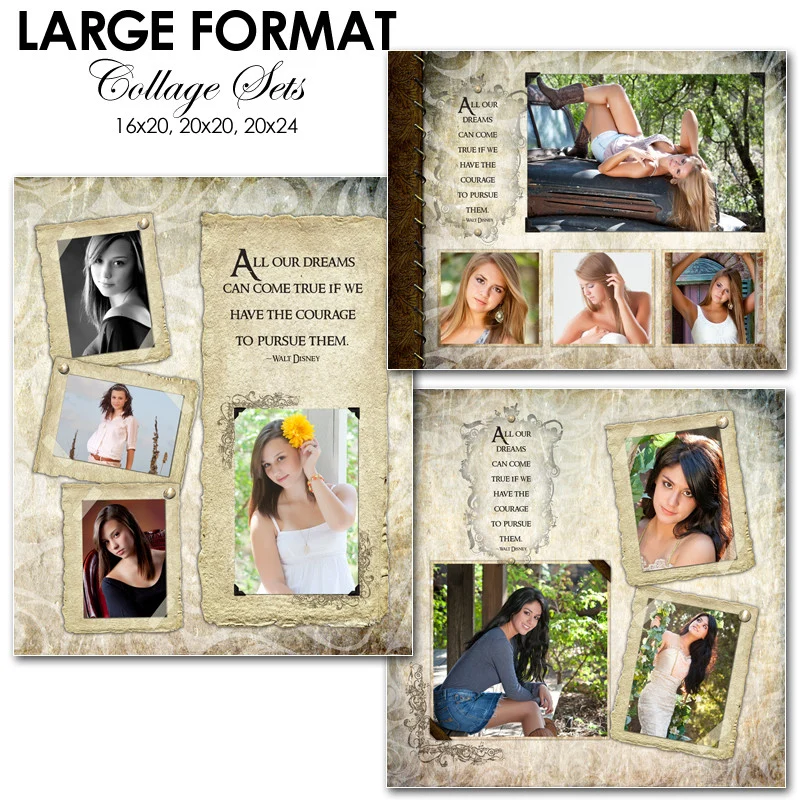 Collage Set 3 (16x20, 20x20, 20x24) - Kyra Ann