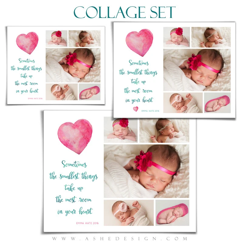 Collage Set (8x10,11x14,16x20) - The Smallest Things