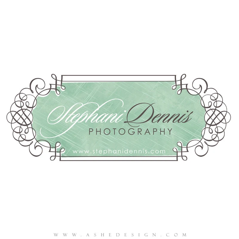 Customizable Logo - Elegant Swirls