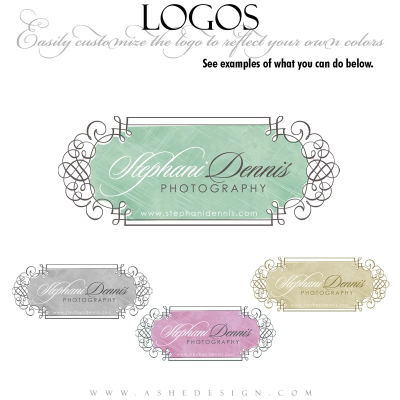 Customizable Logo - Elegant Swirls - Image 2