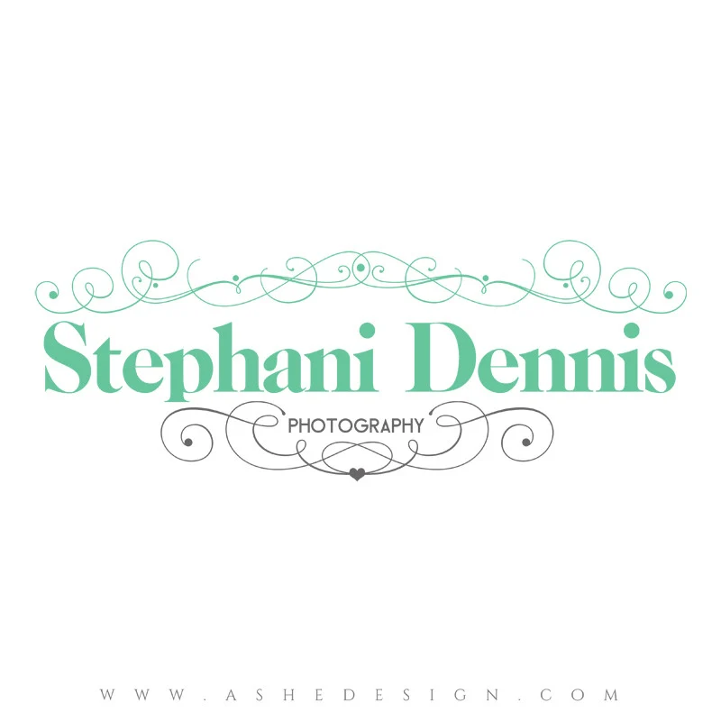 Customizable Logo - Fancy Flourish