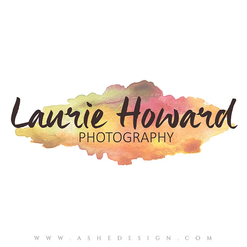 Customizable Logo - Watercolor
