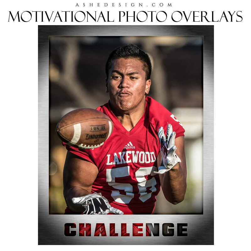 Designer Gems - 16x20 Motivational Sports Photo Overlays - Image 2