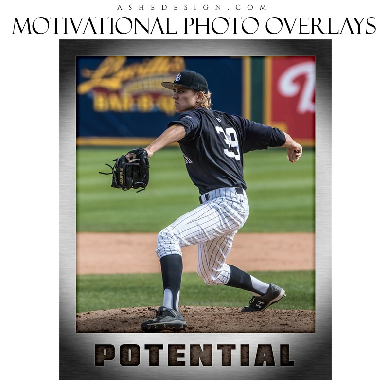 Designer Gems - 16x20 Motivational Sports Photo Overlays - Image 5