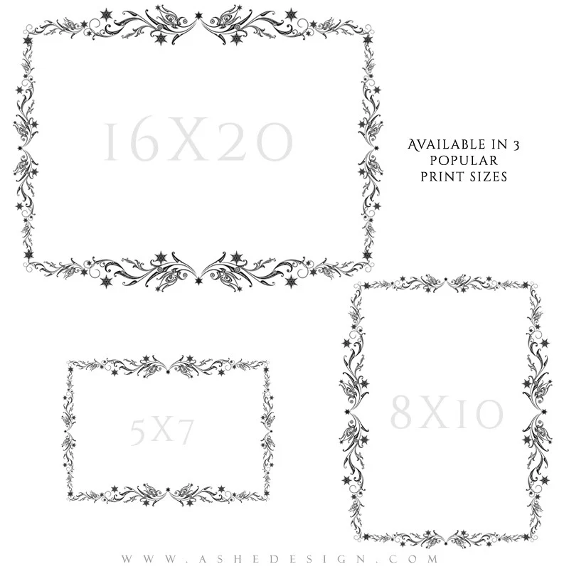 Designer Gems - Boutique Overlays - Snowflake Swirls - Image 2