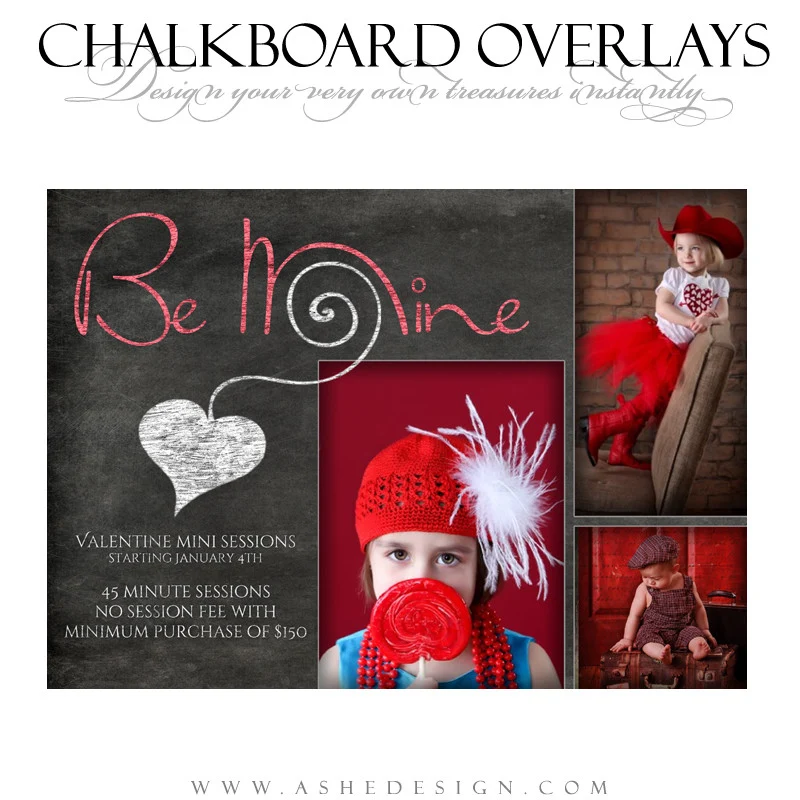 Designer Gems -  Chalkboard Overlays - My Valentine - Image 2