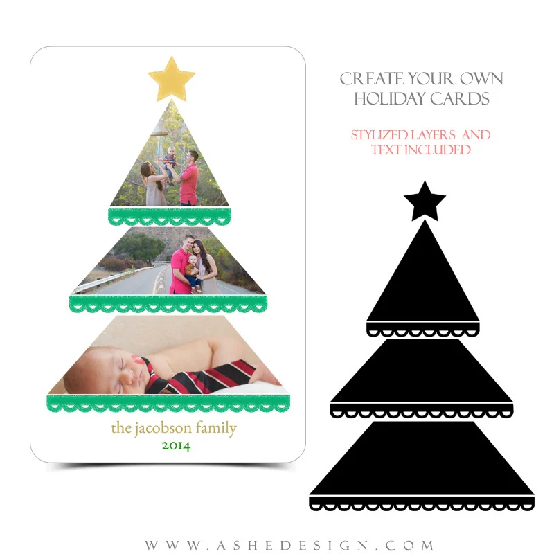 Designer Gems - Christmas Tree Photo Masks - Image 2