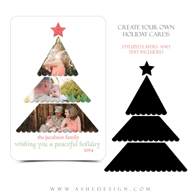 Designer Gems - Christmas Tree Photo Masks - Image 3