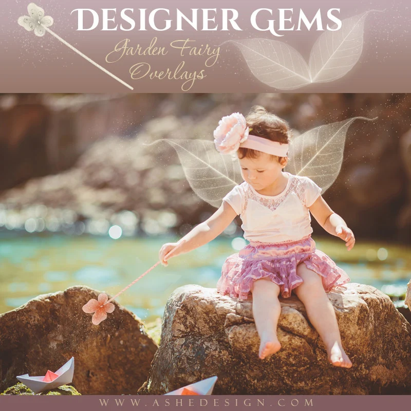 Designer Gems - Garden Fairy Overlays