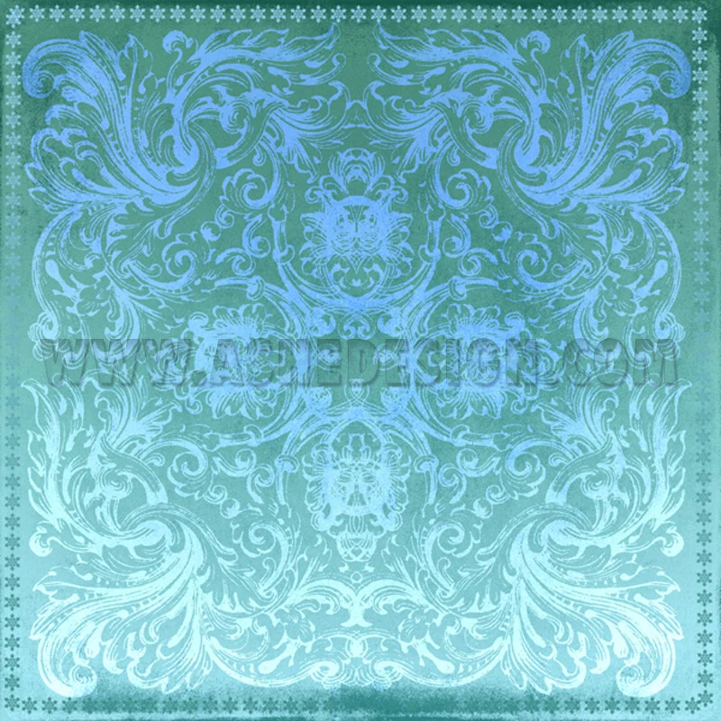 Digital Designer Paper Set - Bronzed Turquoise - Image 4
