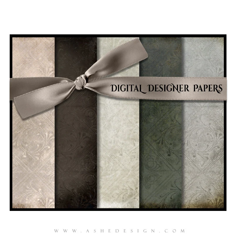 Digital Designer Paper Set - Grace