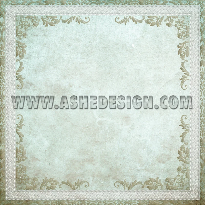 Digital Designer Paper Set - Tiffany Damask - Image 2