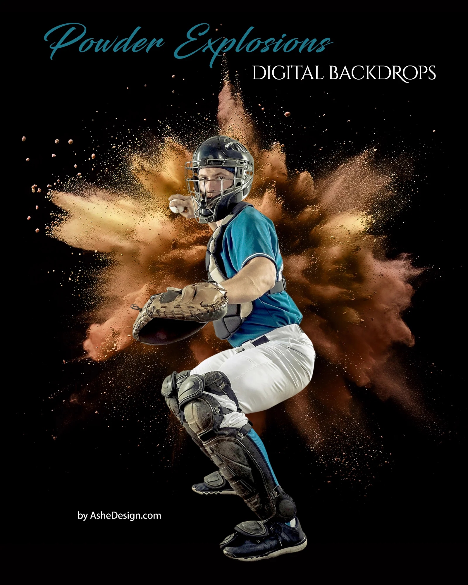 Digital Photography Backdrops - Powder Explosions - Image 4
