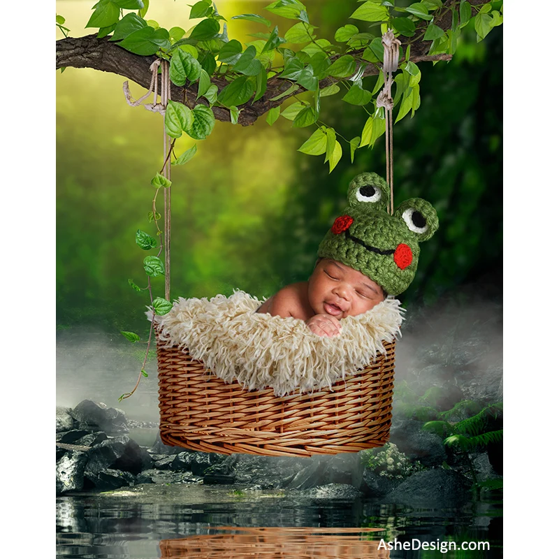 Digital Props 16x20 Backdrop Set - Rippling Creek