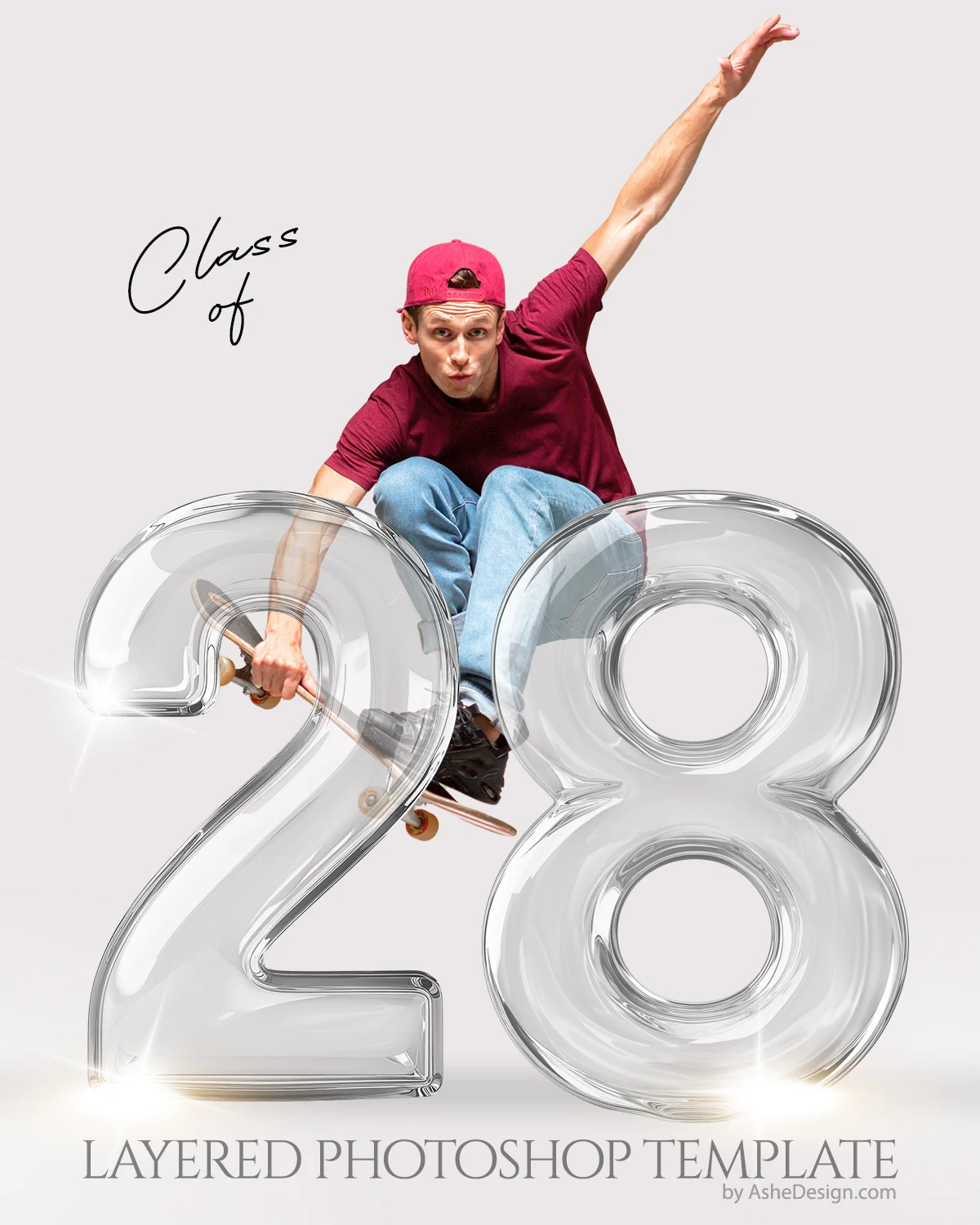 Digitally Mastered Photography Backdrops - Crystal Seniors - Image 3