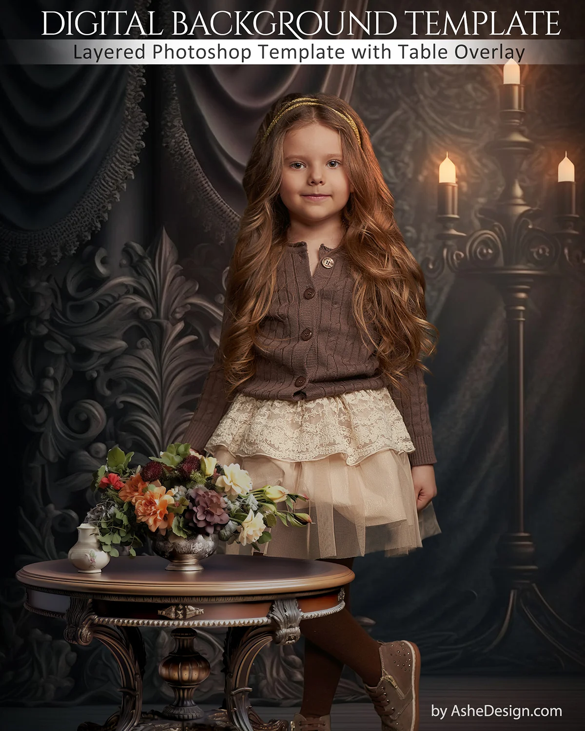 Digitally Mastered Photography Backdrops - Elegant Affair - Image 2