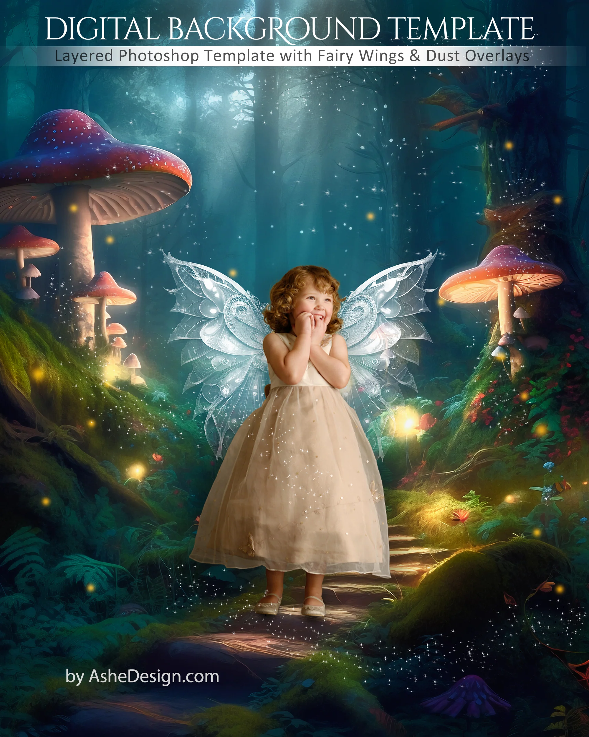 Digitally Mastered Photography Backdrops - Enchanted Forest
