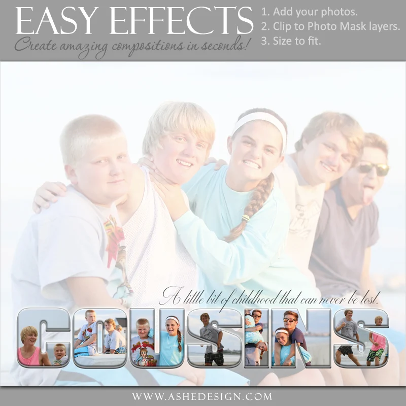 Easy Effects - Cousins Collage