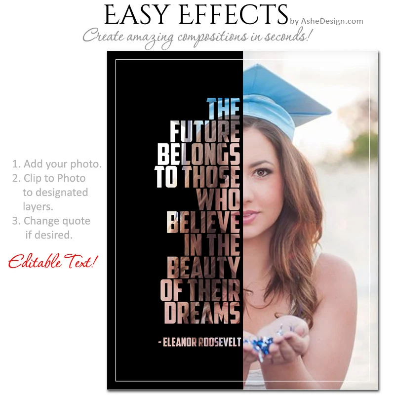 Easy Effects - Editable Photo Overlays - Passages