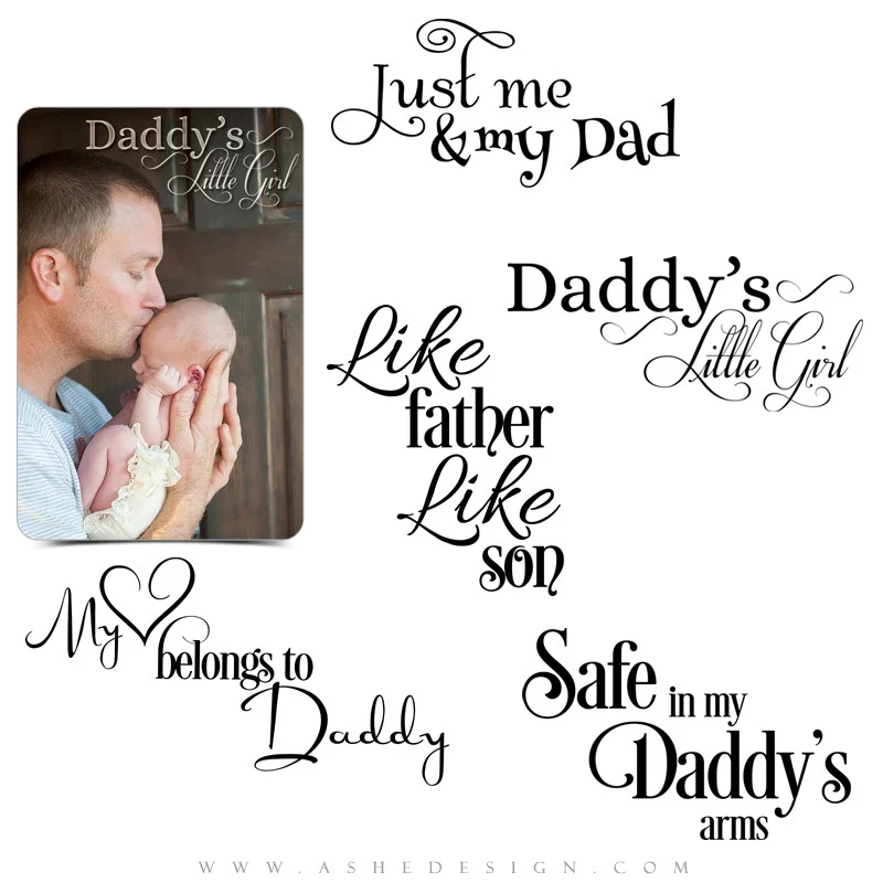 Family Word Art Quotes - Just Me & My Dad