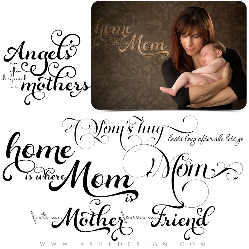 Family Word Art Quotes - Mother Love