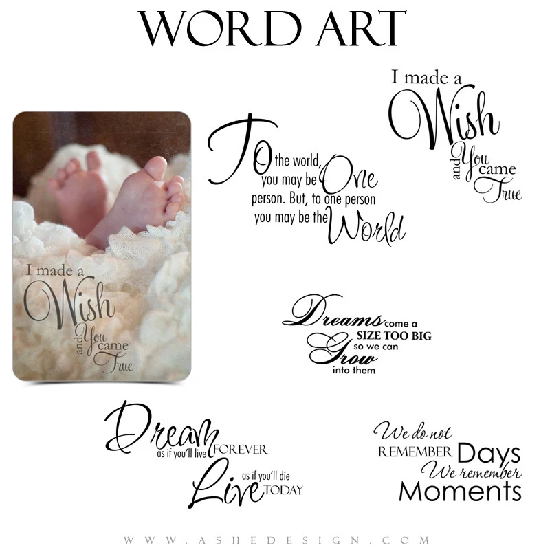 Inspirational Word Art Collection - My Inspiration