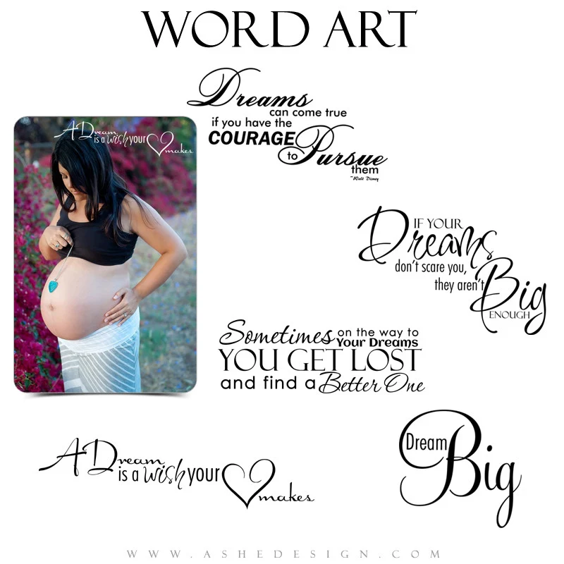 Inspirational Word Art Quotes - Sweet Dreams